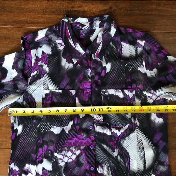 Guess Sheer Blouse (Size 4) - Picture 5 of 8